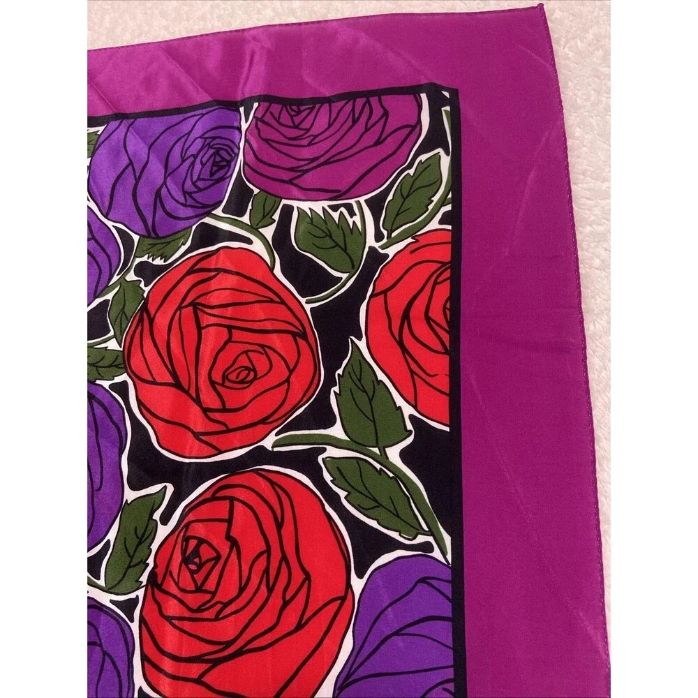 Vintage Christian Dior Square Silk Scarf 34